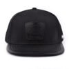Sumkcaps 23937 Custom Adjustable Flat Brim Leather Patch Snapback Cap – Image 7