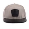 Sumkcaps 23937 Custom Adjustable Flat Brim Leather Patch Snapback Cap – Image 8