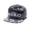 Sumkcaps 23931 Custom Black Leather Embroidered Snapback Cap