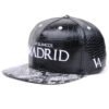 Sumkcaps 23931 Custom Black Leather Embroidered Snapback Cap - Imagem 3
