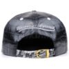 Sumkcaps 23931 Custom Black Leather Embroidered Snapback Cap - Imagem 5