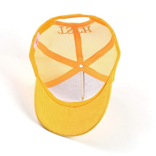 Sufox 23962 Custom Five Panel Yellow Suede Trucker Hat