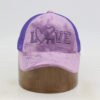 Sumkcaps 2513 Custom Five Panel Purple Velvet Trucker Hat – Image 2