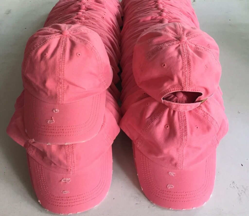 Blank Distressed Dad Hat Großhandel