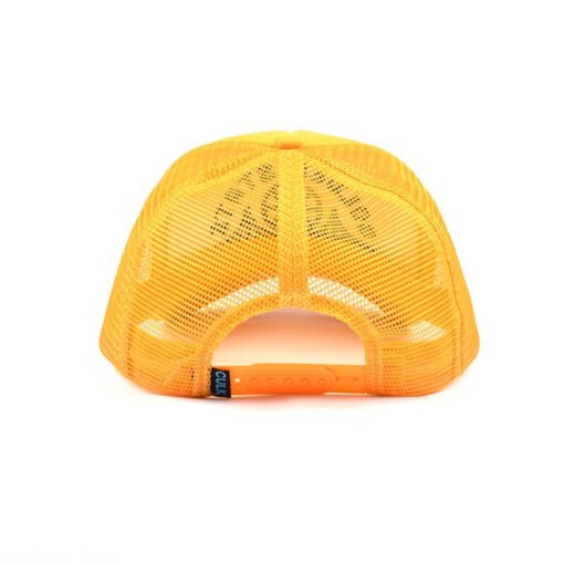 Sufox 23949 Custom Five Panel Embroidered Yellow Foam Trucker Hat