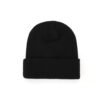 Sumkcaps 231146 Custom 100% Acrylic Embroidery Fold Black Beanie Hat – Image 5