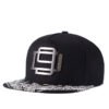 Sumkcaps 231072 Custom Five Panel Metal Logo Snapback Cap