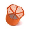 Custom Five Panel Printed Orange Trucker Hat Wholesale - Image 4