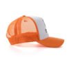 Custom Five Panel Printed Orange Trucker Hat Wholesale - Image 5