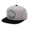 Custom Five Panel Rubber Patch Wool Snapback Cap Wholesale