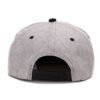 Custom Five Panel Rubber Patch Wool Snapback Cap Wholesale