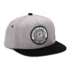 Custom Five Panel Rubber Patch Wool Snapback Cap Wholesale