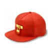 Sumkcaps 231073 Custom Five Panel Snake Skin Leather Snapback Cap