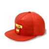 Sumkcaps 231073 Custom Five Panel Snake Skin Leather Snapback Cap - Image 4