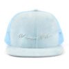 Sumkcaps 241028 Custom Six Panel 3D Embroidered Suede Trucker Hat - Image 3