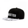 Sumkcaps 241029 Custom 3D Embroidered Printed Brim Snapback Cap