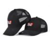 Sumkcaps 231043 Custom Six Panel Applique Embroidery Ripped Trucker Hat
