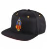 Sumkcaps 231048 Custom Six Panel Embroidery Black Snapback Cap