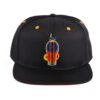 Sumkcaps 231048 Custom Six Panel Embroidery Black Snapback Cap – Image 2