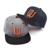 Sumkcaps 241032 Custom Six Panel Flat Brim Embroidered Snapback Cap – Image 3