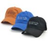 Sumkcaps 231010 Custom Six Panel Flat Embroidery Dad Hat