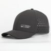 Sumkcaps 231155 Custom Six Panel Rubber Patch Black Baseball Cap