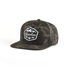 Sumkcaps 241036 Custom Six Panel Embroidered Camo Snapback Cap