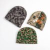 Sumkcaps 231153 Custom Camo Jacquard Acrylic Knitted Beanie Hat