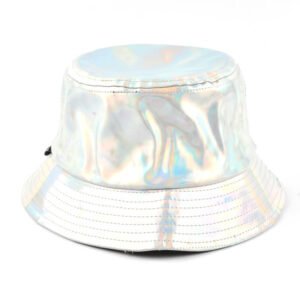 Sumkcaps 241108 Custom Woven Label Leather Bucket Hats