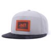 Sumkcaps 241035 Custom Suede Brim Leather Patch Senven Panel Snapback Cap
