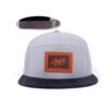 Sumkcaps 241035 Custom Suede Brim Leather Patch Senven Panel Snapback Cap – Image 6