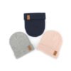 Sumkcaps 231160 Custom Acrylic Leather Patch Cuffed Beanie Hat