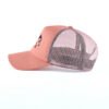 Sumkcaps 241044 Custom Five Panel Embroidery Pink Trucker Hat - Image 3