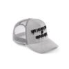 Sumkcaps 241021 Custom Five Panel Embroidery Grey Trucker Hat - Image 3