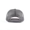 Sumkcaps 241021 Custom Five Panel Embroidery Grey Trucker Hat - Image 4