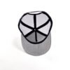 Sumkcaps 241021 Custom Five Panel Embroidery Grey Trucker Hat - Image 5