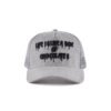 Sumkcaps 241021 Custom Five Panel Embroidery Grey Trucker Hat - Image 6