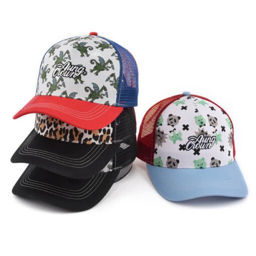 Sufox 241058 Custom Five Panel Embroidered Printed Trucker Hat