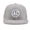 Sumkcaps 241064 Custom Six Panel 3D Embroidery Gray Snapback Cap - immagine 2