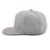 Sumkcaps 241064 Custom Six Panel 3D Embroidery Gray Snapback Cap - immagine 3