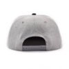 Sumkcaps 241068 Custom Six Panel Embroidered Gray Snapback Cap - Imagem 5
