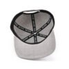 Sumkcaps 241068 Custom Six Panel Embroidered Gray Snapback Cap - Imagem 6