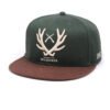 Sumkcaps 241074 Custom Six Panel Embroidered Green Snapback Cap