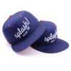 Sumkcaps 241075 Custom Six Panel 3D Embroidery Blue Snapback Cap