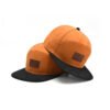 Sumkcaps 241090 Custom Leather Patch Suede Seven Panel Snapback Cap