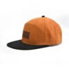 Sumkcaps 241090 Custom Leather Patch Suede Seven Panel Snapback Cap - Image 2