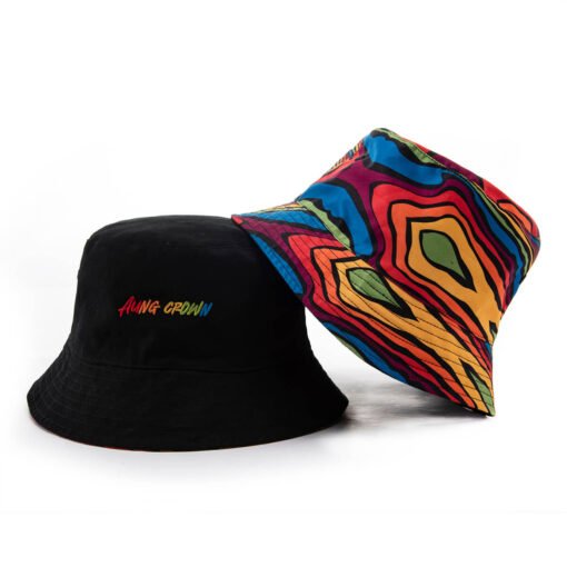 Sufox 241096 Custom Double Side Embroidered Bucket Hats