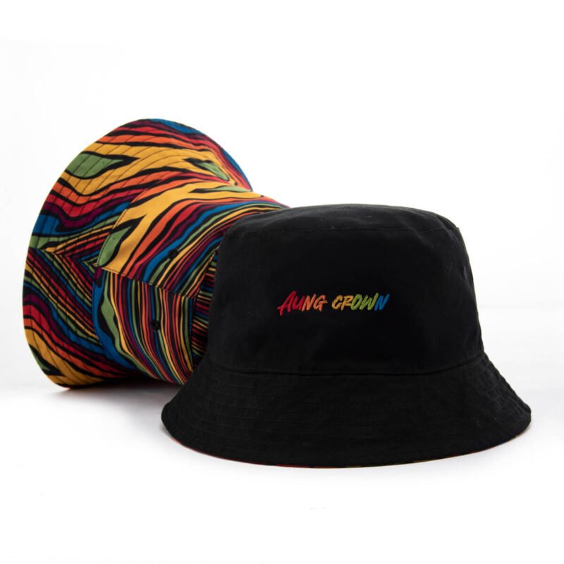 Custom Double Side Embroidered Bucket Hats wholesale