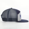 Sumkcaps 231147 Custom Embroidery Navy Blue Seven Panel Trucker Hat – Image 4