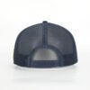 Sumkcaps 231147 Custom Embroidery Navy Blue Seven Panel Trucker Hat – Image 5